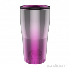 Silver Buffalo Stainless Steel Insulated Tumbler, 20 oz., Ombre Black 563036722
